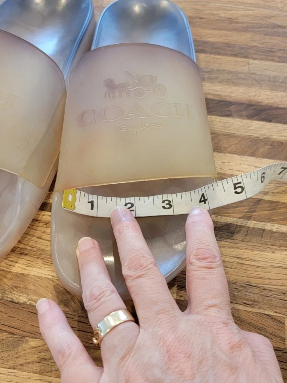 Coach Ulyssa Slide, soft Jelly Slide/Slip On Shoes